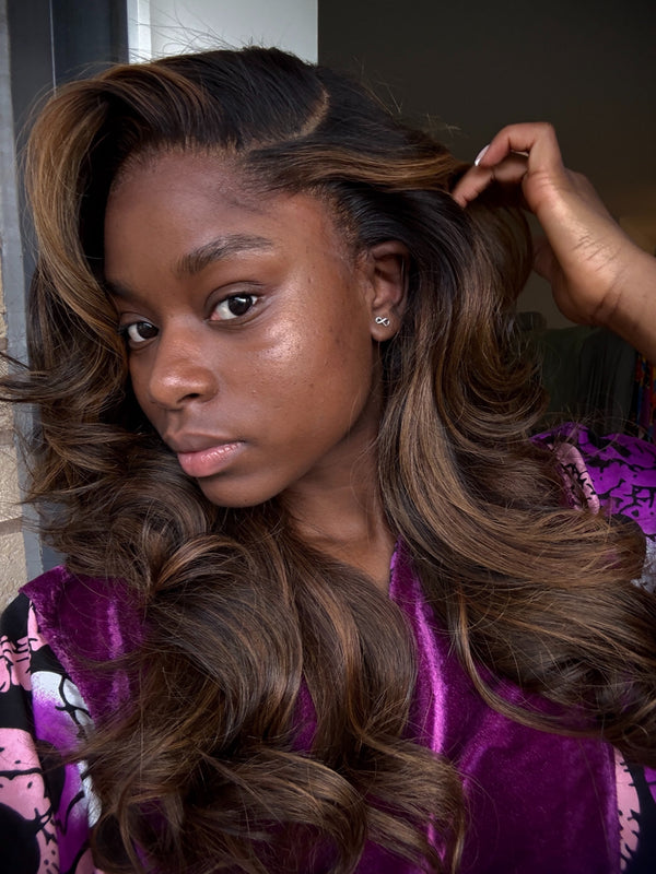 6x6 Closure and Bundle deal  ( Honey Brown)